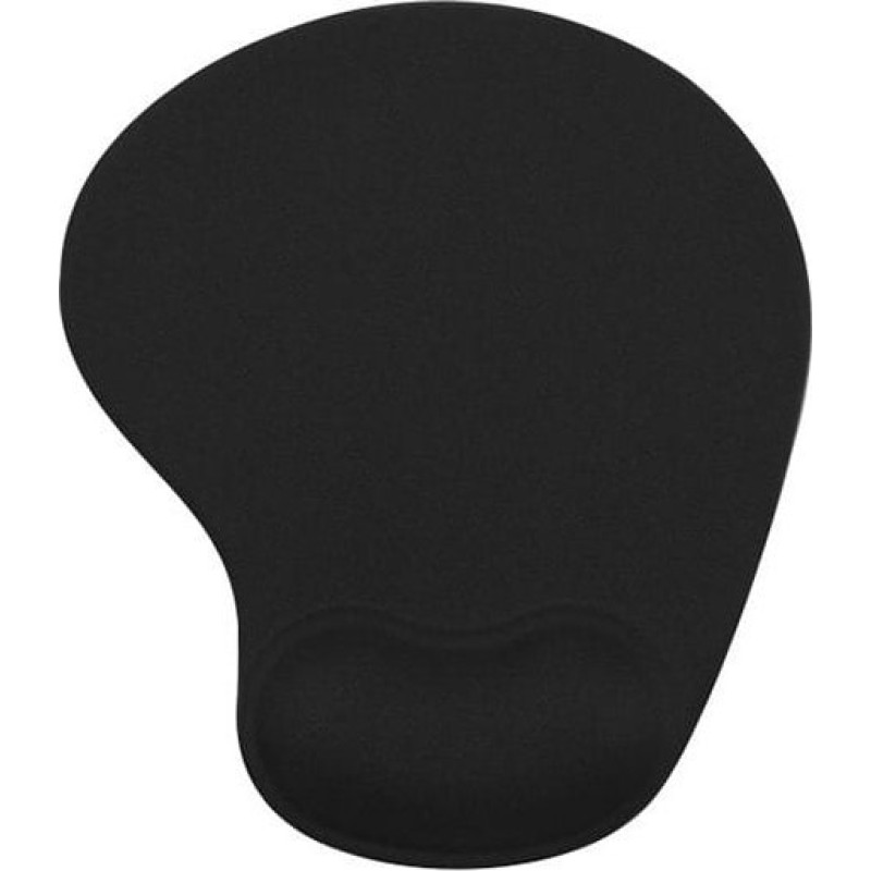 Powerton Podkładka Powerton Podkładka pod mysz, ergonomiczna, żelowa, mini, czarna, Powerton