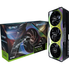 Palit Graphics Card|PALIT|NVIDIA GeForce RTX 5090|32 GB|GDDR7|512 bit|PCIE 5.0 16x|Triple slot Fansink|1xHDMI|3xDisplayPort|NE75090019R5-GB2020G