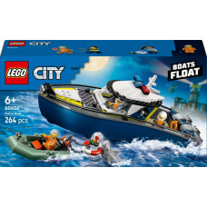 Lego 60456 City Police Boat Chase, construction toy
