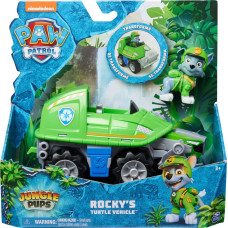 Spinmaster Spin Master Paw Patrol Jungle Pups - Snapping Turtle Vehicle with Rocky Figure, Toy Vehicle