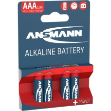 Ansmann 1x4 Ansmann Alkaline Micro AAA LR 03 red-line