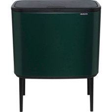 Brabantia Waste Bin Bo Touch Bin Pine Green, 3 x 11 L