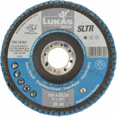 Lukas-Erzett LUKAS ŚCIERNICA LISTKOWA 125mm P 40 SLTR INOX CYRKONOWA