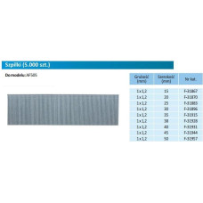 Makita SZTYFTY 18GA 1,0x50mm /5000szt.