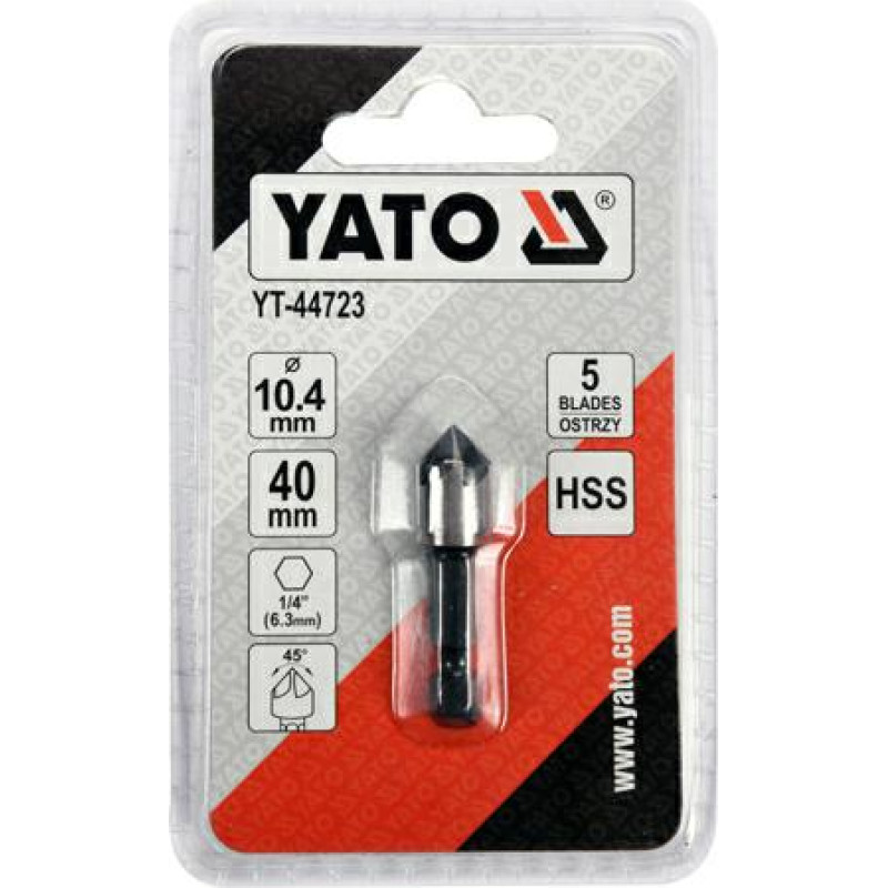 Yato POGŁĘBIACZ DO METALU 10,4mm HEX