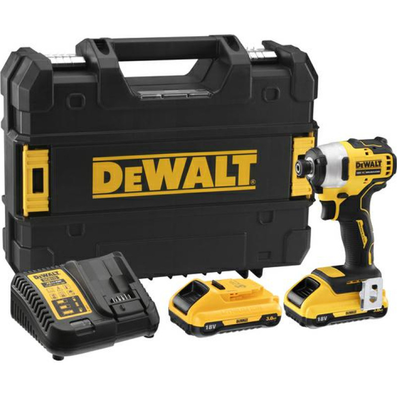 Dewalt ZAKRĘTARKA UDAROWA 18V 190Nm 2x3,0Ah TSTAK DCF809L2T