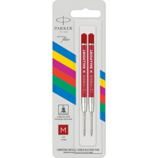 Parker 1x2 Parker Quinkflow Basic Ballpoint Pen Refill M red