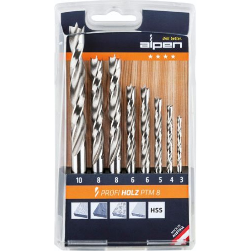 Alpen-Maykestag Alpen PTM 8 Profi Wood 8-pcs.