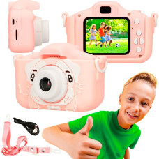 Extralink Kids Camera H28 Single Pink | Camera | 1080P 30fps, 2.0