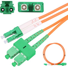 Extralink SC/APC-LC/APC | Patchcord | Multi Mode, OM2, Duplex, 3mm, 5m