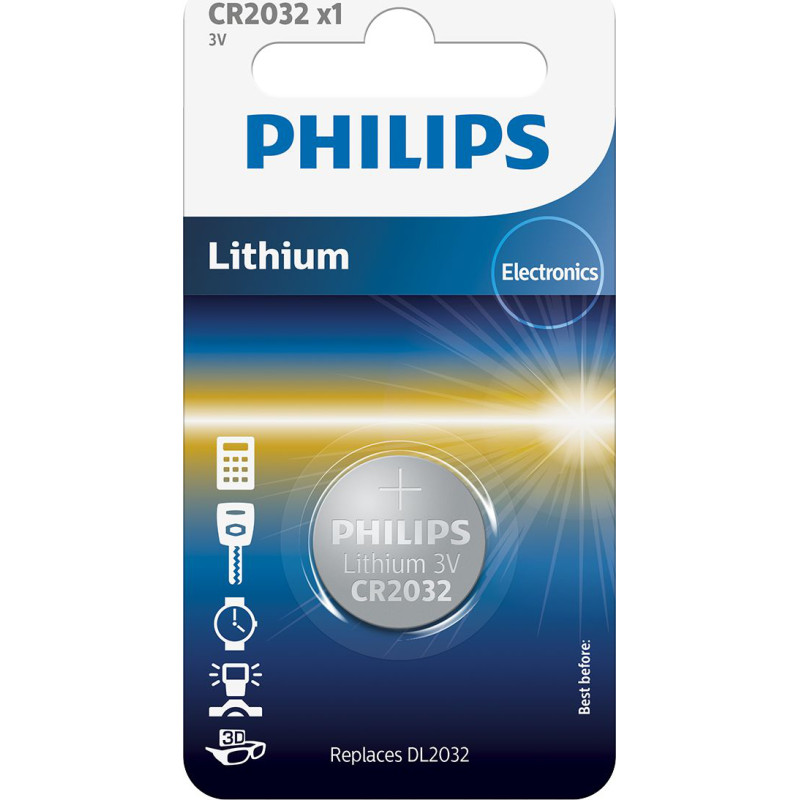 Philips Minicells Baterija CR2032/01B