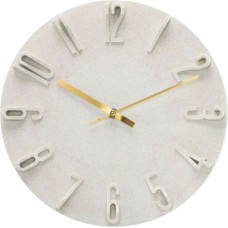 Hama Wanduhr Korfu beige    30cm 3D Ziffern                185880