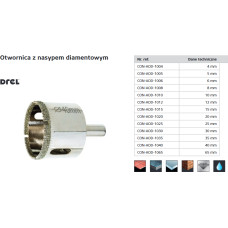 Dremel DREL KORONA Z NASYPEM DIAMENTOWYM 10mm