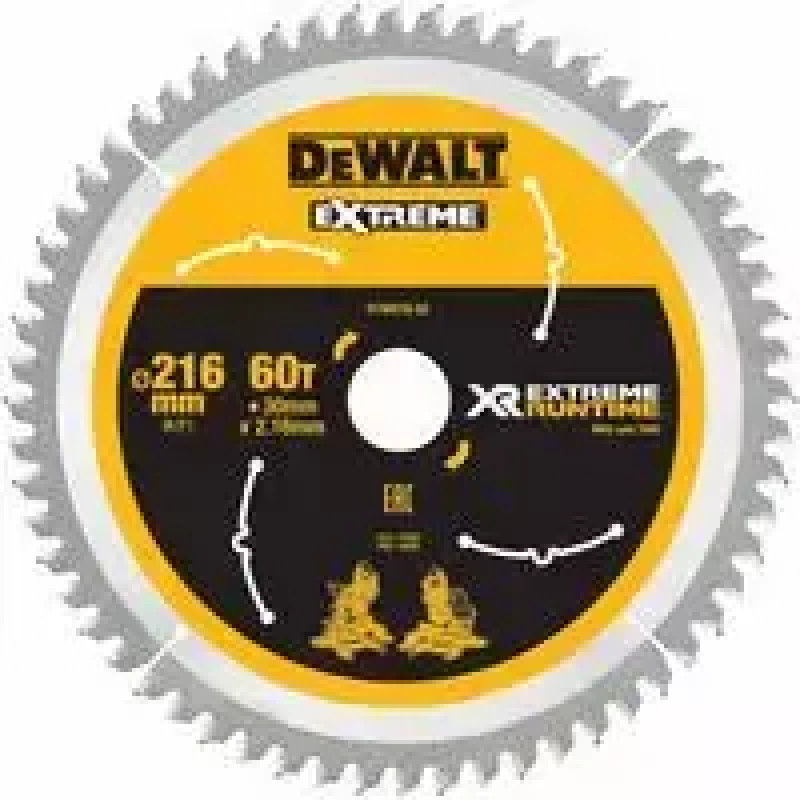 Dewalt PIŁA TARCZ.216x30mmx60z