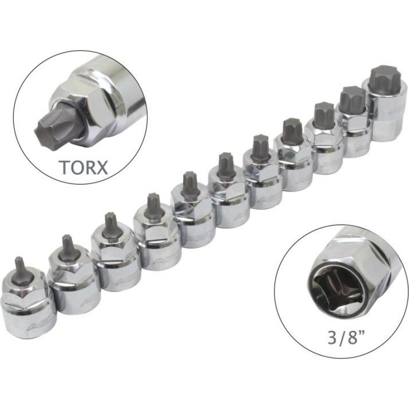 Asta NASADKI NISKOPROFILOWE – TORX 3/8” NA SZYNIE