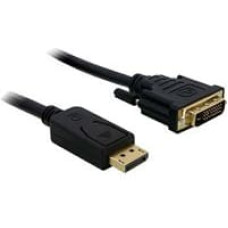 Delock DisplayPort-> DVI 24+1 black 1,0m