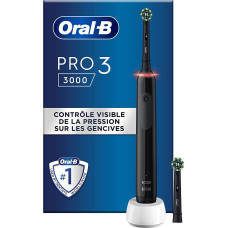 Oral-B Braun Oral-B Pro 3 3000 CrossAction black Edition, electric toothbrush (black)
