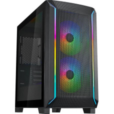 Silverstone Technology SilverStone SST-FA312Z-BG, Tower Case (black, Tempered Glass)