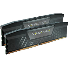 Corsair DDR5 - 64GB -  6000 - CL - 30 (2x 32 GB) dual kit, RAM (black, CMK64GX5M2B6000C30, Vengeance, INTEL XMP)