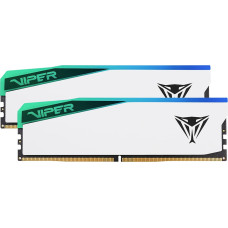 Patriot DDR5 - 48GB -6000 - CL - 42 (2x 24 GB) dual kit, RAM (white, PVER548G60C42KW, Viper Elite 5 RGB, INTEL XMP, AMD EXPO)