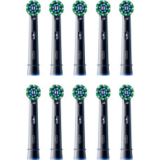 Oral-B Braun Oral-B Pro Cross Action brush heads pack of 10 (black)