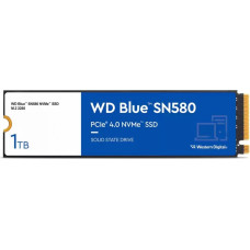 Western Digital WD Blue SN580 1 TB, SSD (blue/white, PCIe 4.0 x4, NVMe, M.2 2280)