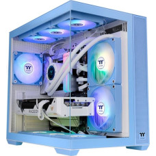 Thermaltake View 380 TG ARGB, Tower Case (Light Blue, Tempered Glass x 2)