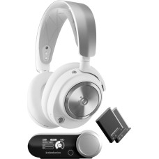 Steelseries Arctis Nova Pro Wireless X, gaming headset (white, ANC, USB-C, jack)