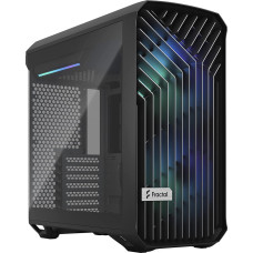 Fractal Design Torrent Compact RGB Black TG Light Tint, Tower Case (Black, Tempered Glass) FD-C-TOR1C-02