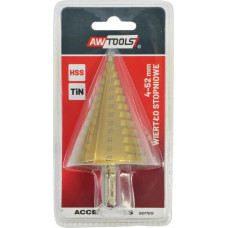 Awtools AW HSS-TiN STEP DRILL BIT 4-52mm