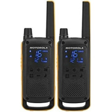 Motorola Talkabout T82 Extreme Twin Pack rācija 16 kanāli Melns, Oranžs