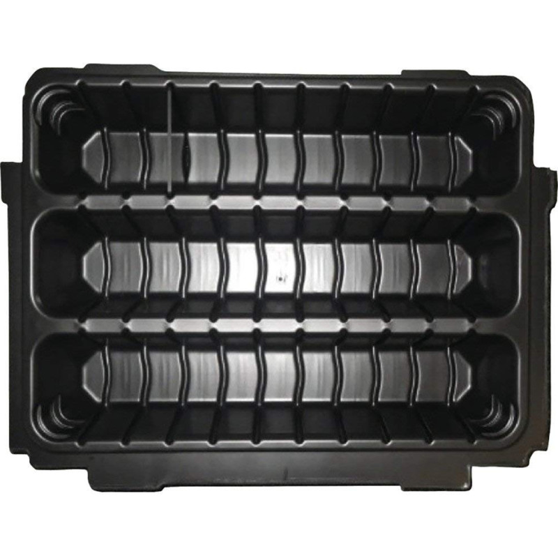 Makita Vario insert 3-fold P-83696 - black, insert for MAKPAC case