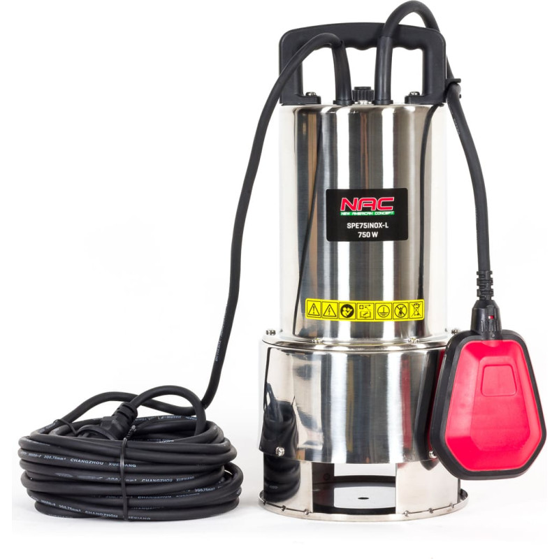 NAC POMPA DO WODY BRUDNEJ 750W 15000l/h  SPE75INOX-L