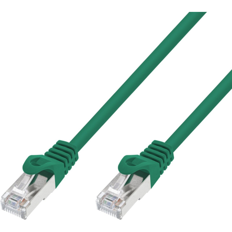 Extralink LAN PATCHCORD CAT.7 S/FTP 10M 20G SHIELDED FOILED TWISTED PAIR BARE COPPER GREEN