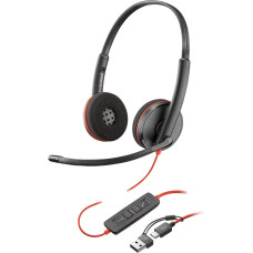 HP Poly Poly Blackwire 3220, headset (black, stereo, USB-C)
