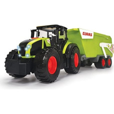 Simba-Dickie Dickie CLAAS Farm tractor & trailer, toy vehicle