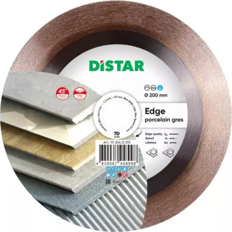 Distar TARCZA DIAMENTOWA EDGE 200 x 1,4 x 25 x 25,4