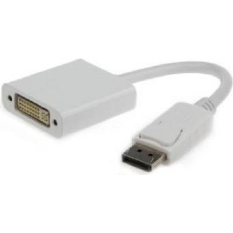 Gembird I/O ADAPTER DISPLAYPORT TO DVI/WHITE A-DPM-DVIF-002-W GEMBIRD