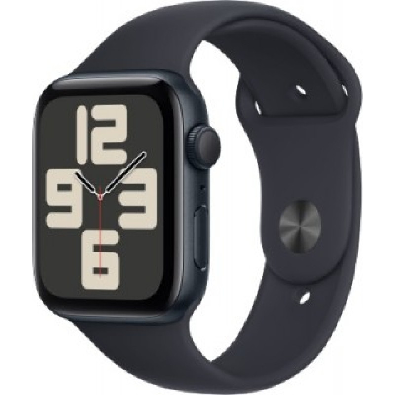 Apple Watch SE GPS 44mm Midnight Aluminium Case with Midnight Sport Band - S/M