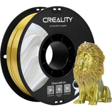 Creality 3D kvēldiegs / filaments CR-Silk PLA (zelta un sudraba / gold-silver)