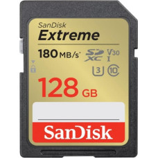 Sandisk Extreme SDXC 128GB 180/90 MB/s V30 UHS-1 U