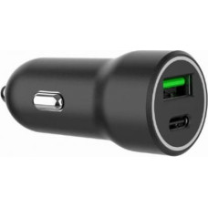 Gembird Car charger USB-A/USB-C 20W PD black