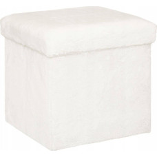 Atmosphera Pufa ze schowkiem Ezzio, materiał z efektem boucle, wys. 38 cm