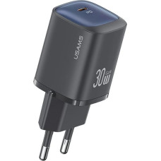 Usams Ładowarka Usams USAMS Ład. siec. CC251 30W GaN USB-C Fast Charging HC Series czarny/black CC251TC01