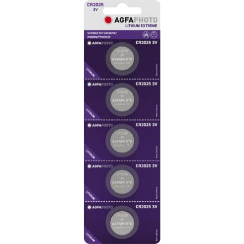 Agfaphoto Agfa Battery CR2025 5 pcs.