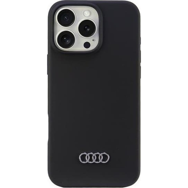 Audi Audi Silicone Case iPhone 16 Pro Max 6.9" czarny/black hardcase AU-LSRIP16PM-Q3/D1-BK