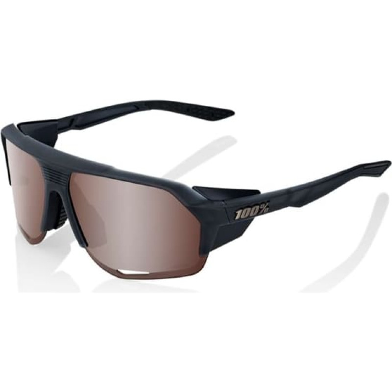 100% 100percent Norvik - HiPER Mirror Lens Soft Tact Crystal Black