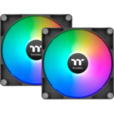 Thermaltake CT140 Reverse ARGB Sync PC Cooling Fan, Case Fan Black, 2-Pack, Reverse, 140 mm
