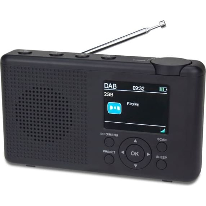 Reflexion TRA23DAB anthracite/grey