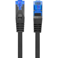 Lanberg PATCHCORD KAT.6A S/FTP LSZH CCA 3M Black FLUKE PASSED LANBERG